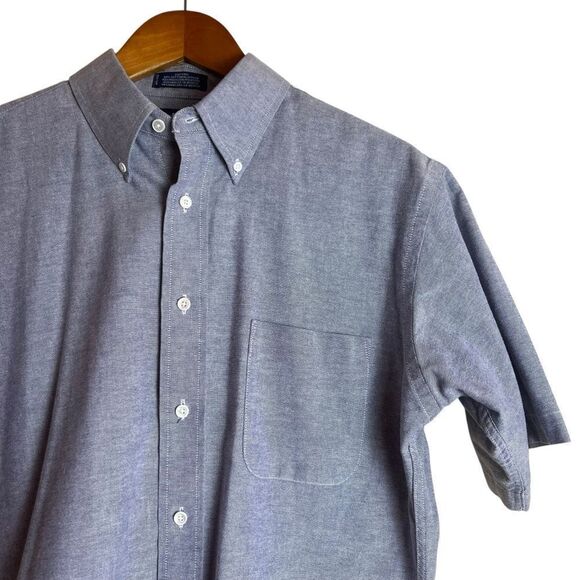 Stafford light blue wrinkle free button down shirt - Picture 2 of 5